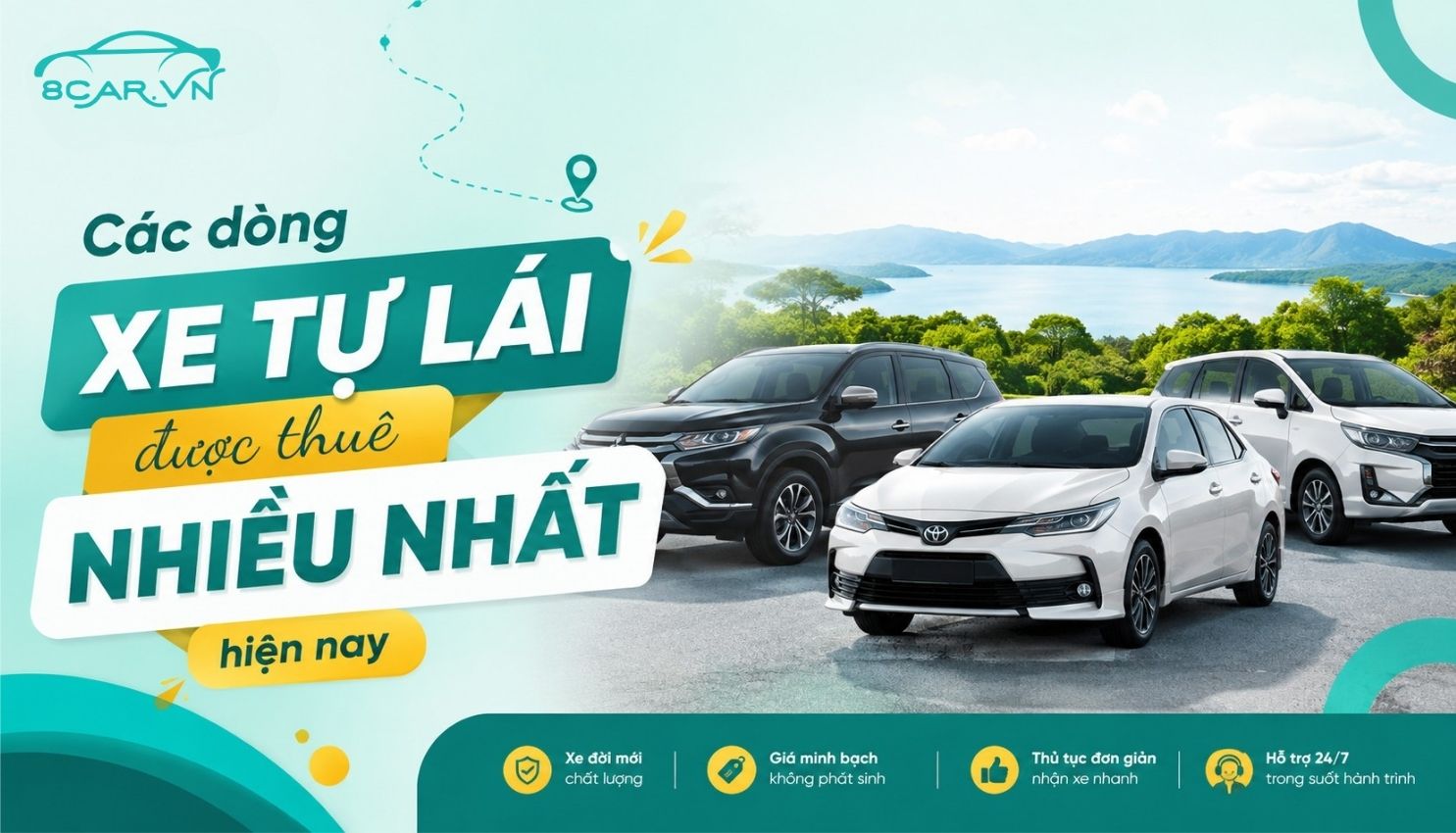 Các dòng xe tự lái được thuê nhiều nhất hiện nay
