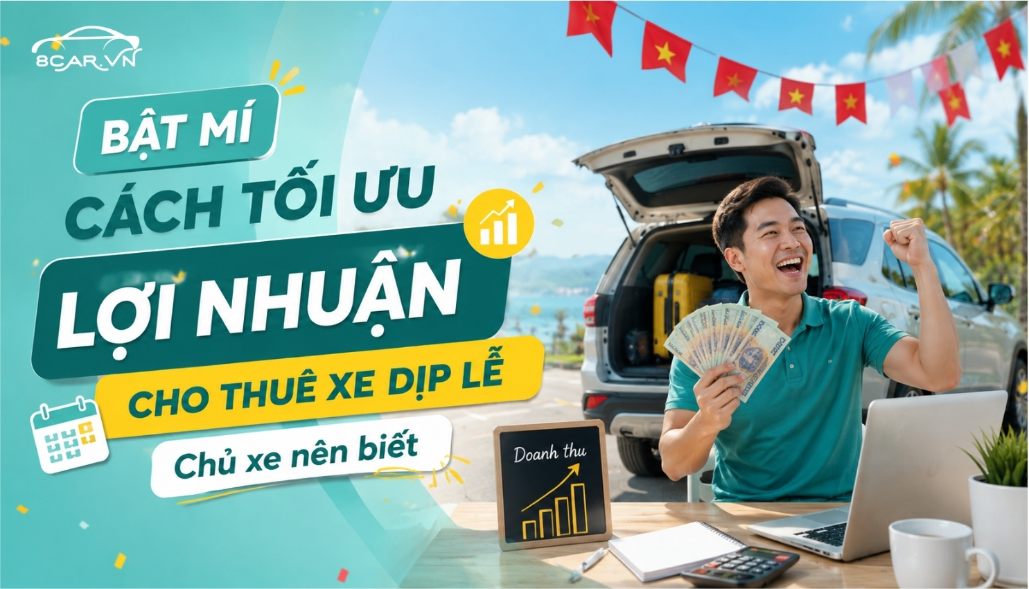 Bật mí cách tối ưu lợi nhuận cho thuê xe dịp lễ - Chủ xe nên biết