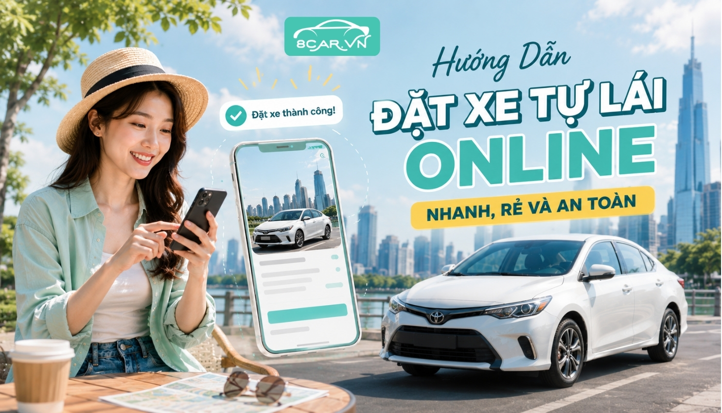 Hướng Dẫn Đặt Xe Tự Lái Online Nhanh, Rẻ Và An Toàn
