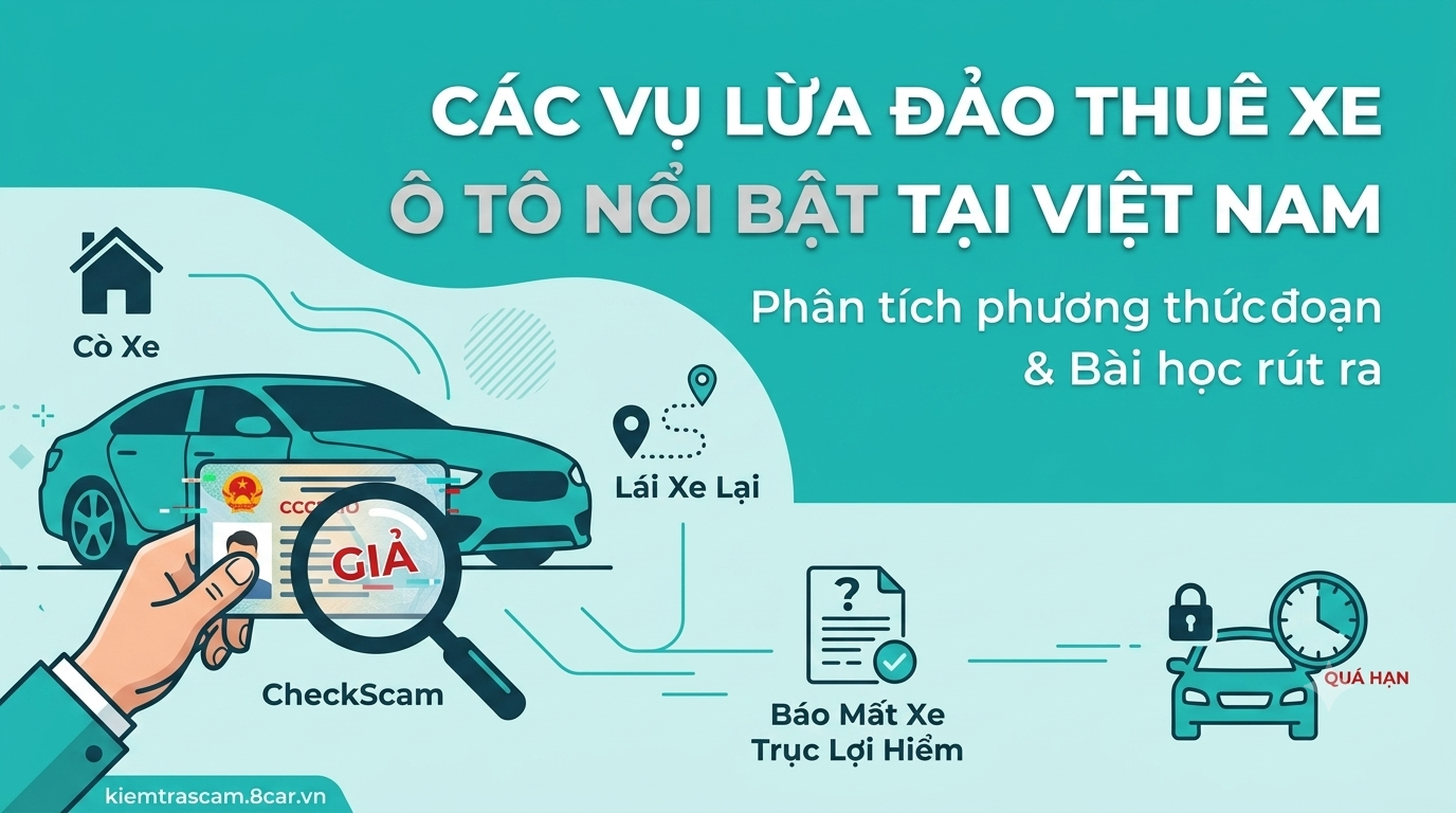Các Vụ Lừa Đảo Thuê Xe Ô Tô Nổi Bật Tại Việt Nam Và Bài Học Rút Ra