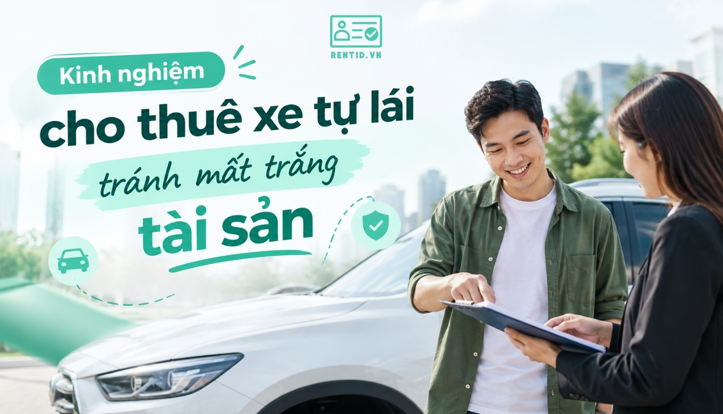 Kinh nghiệm cho thuê xe tự lái tránh mất trắng tài sản