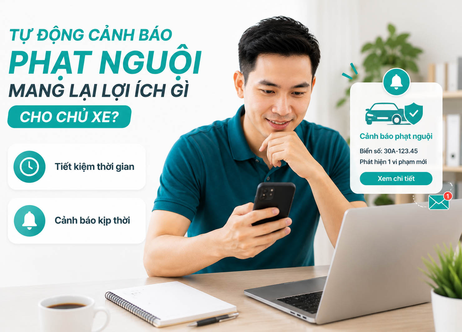 Lợi &iacute;ch khi sử dụng c&ocirc;ng nghệ tự động cảnh b&aacute;o phạt nguội