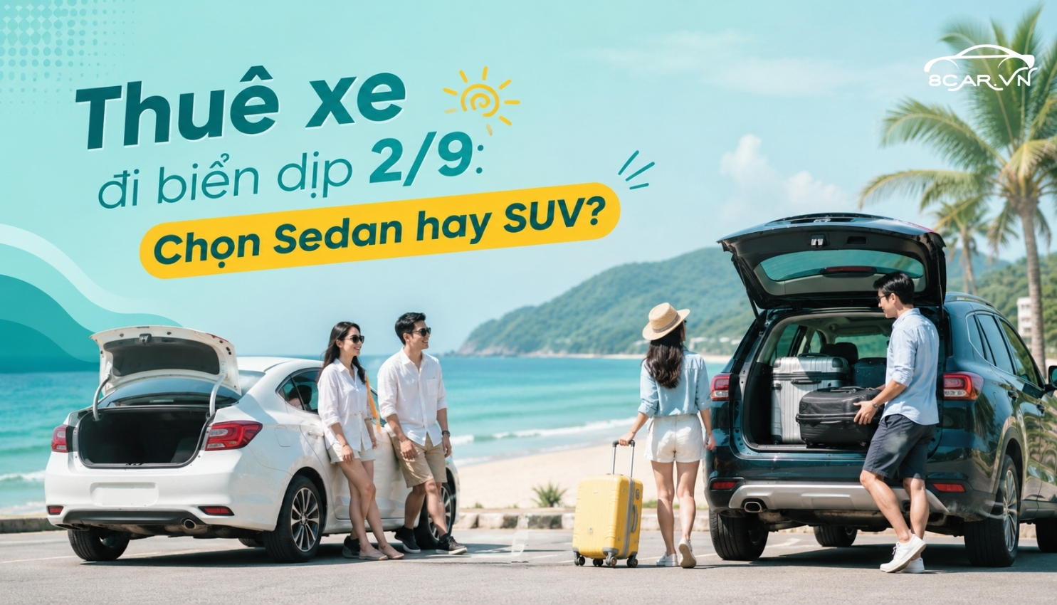 Thuê xe đi biển dịp 2/9: Chọn Sedan hay SUV?