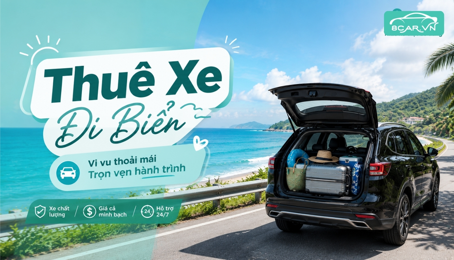 Hướng Dẫn Thuê Xe Đi Biển Từ A-Z Cho Người Mới