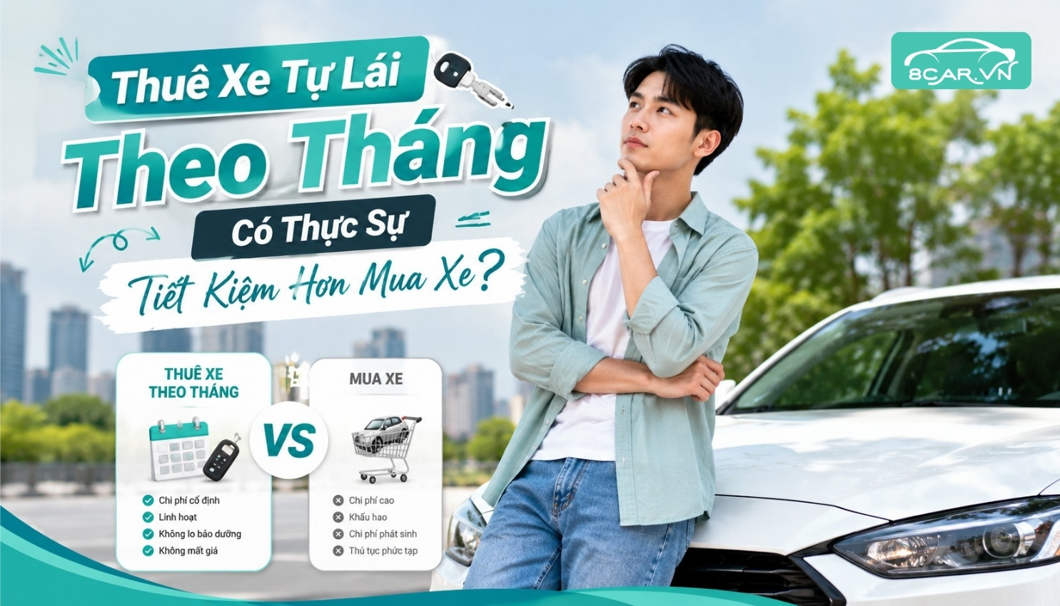 Thuê Xe Tự Lái Theo Tháng Có Thực Sự Tiết Kiệm Hơn Mua Xe?
