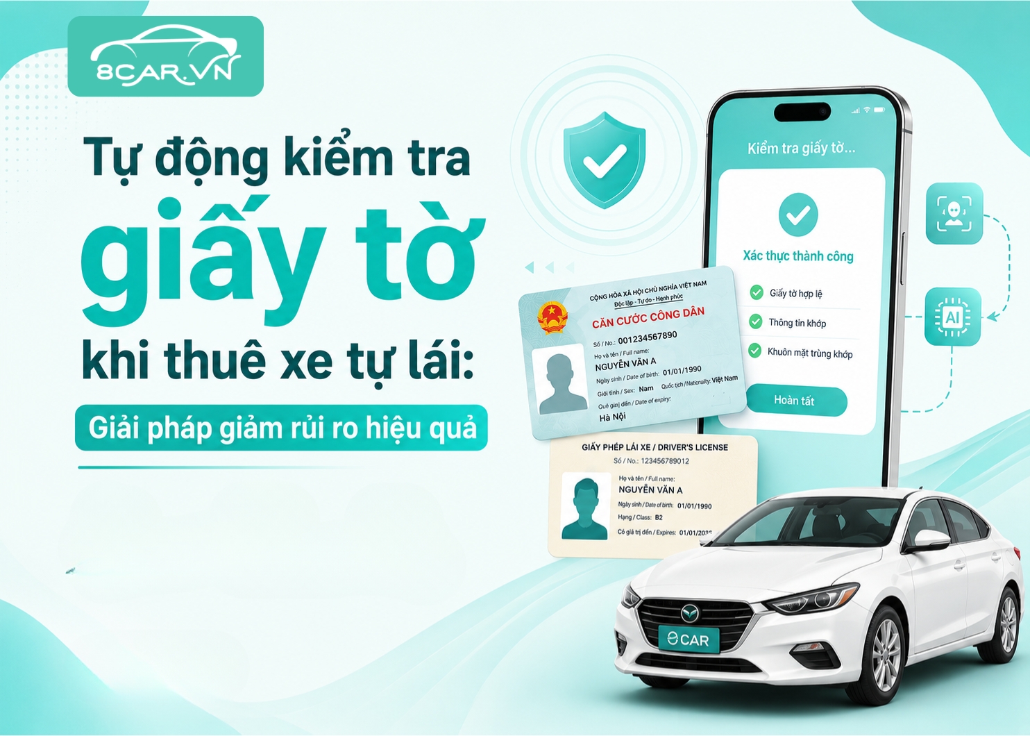 Bài viết: Tự động kiểm tra giấy từ khi thuê xe tự lái: Giải pháp giảm rủi ro hiệu quả